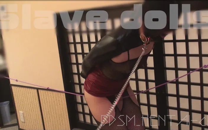 BDSM_HENTAI-ch: Slavedoll Training: Tightrope Walking with a Crotch Rope. Shaved Pussy....