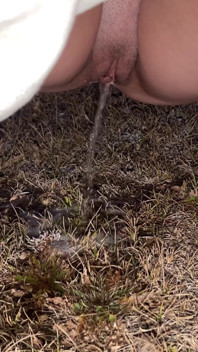 Kompilace veřejného chcaní v přírodě! Ukazuji podložky! POV!
