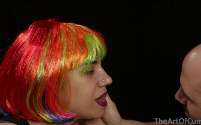 CumArtHD: Färgglad peruk ansiktsbehandling!