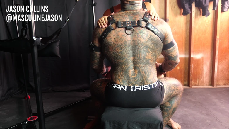 MasculineJason - Jason Collins: Sex Swing and Leather with Jkab Ethan Dale