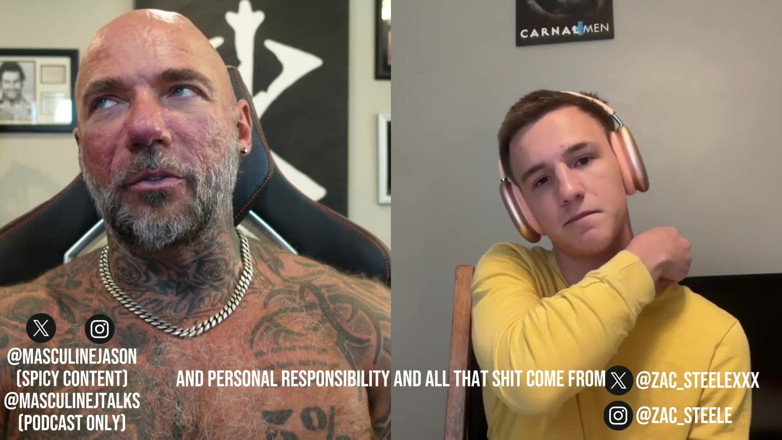 Raw and Uncensored with Masculine Jason: Porn Star confessions - Zac Steele ตอนที่ 190