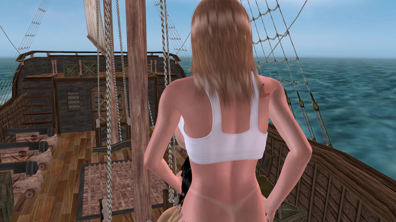 TransLure: Animated 3D Cartoon Fantasy: Asian Girl's Encounter with Shemale on Pirate...
