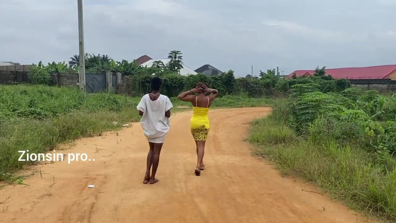 Zion: Naughty African Teen Showcasing Their Asses in Broad Daylight