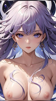 アイリス・エナジー:渦巻く光を瞳に宿す美しい若い女性