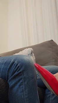 Shrink Seduces Patient with Her Sexy Feet High Heels Stilettos - Foot Fetish - Foot Worship