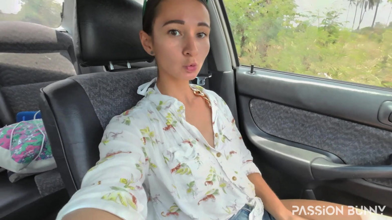 PassionBunny: Stuck in Car and Pee Inside on the Florr