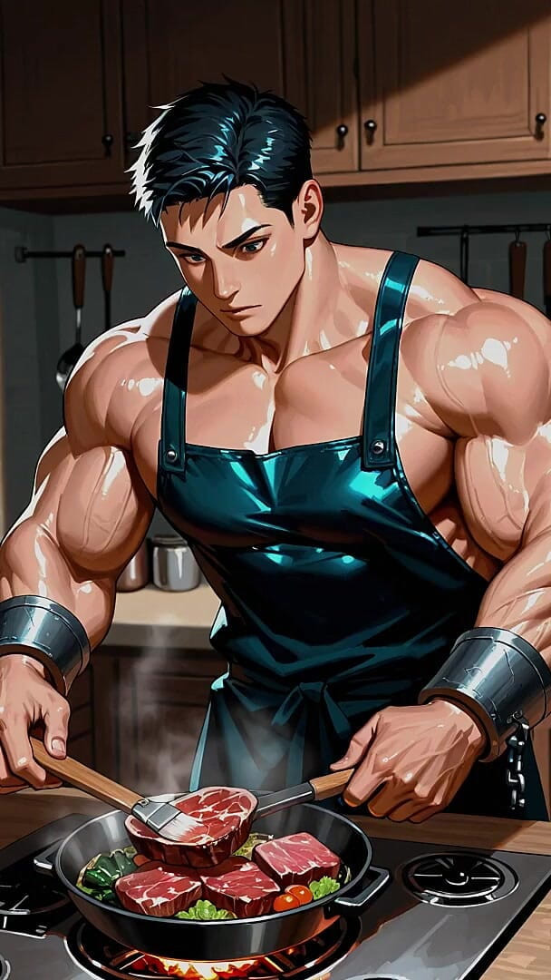 Ai Muscle Hunks Cooking (Erotic Man)