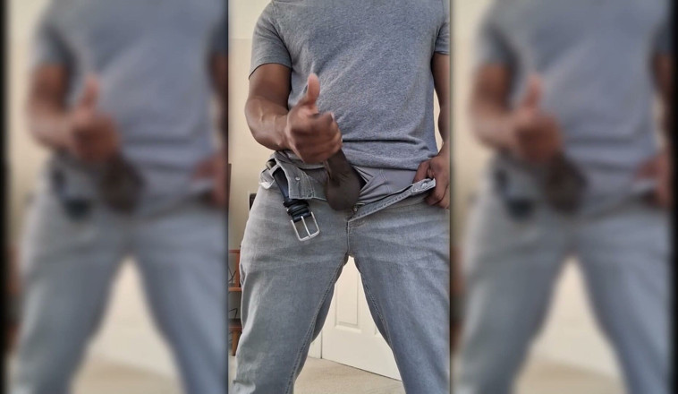 7inchMeatSlab: Busting a Hot Thick Load Before I Leave for Work!
