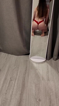 Stepson Helped His Stepmom Get Rid of Unnecessary Panties.