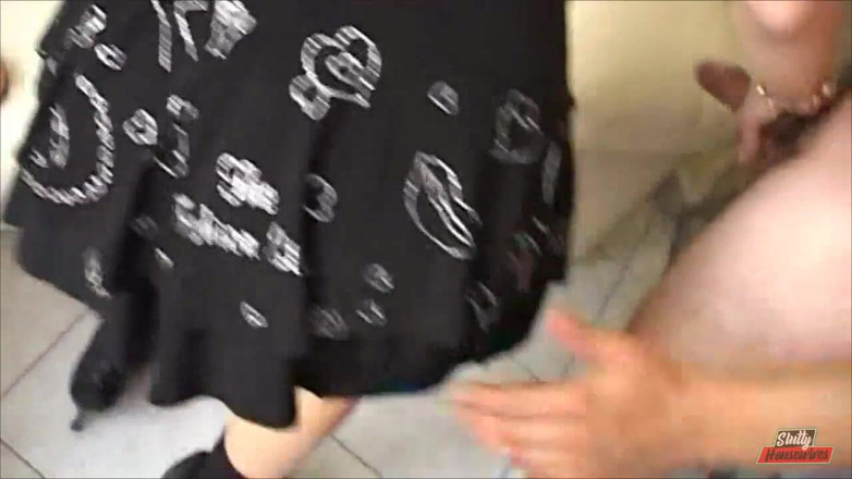 Vere Casalinghe Italia.: Two women with two cocks great exciting ass-fucking