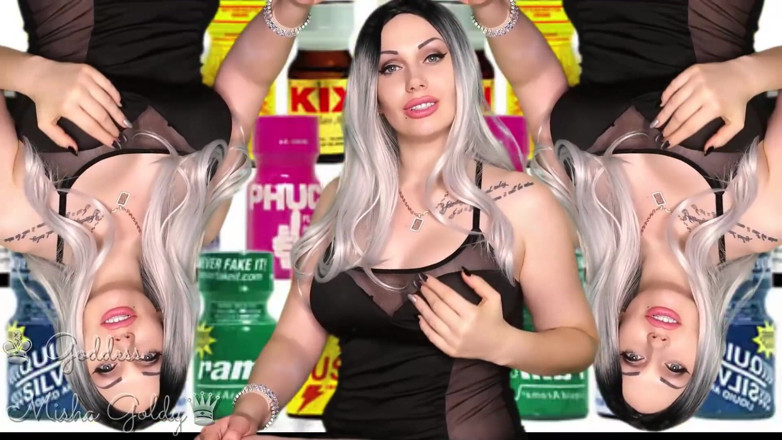 Goddess Misha Goldy: Fascinantă intox ASMR! Respiră în această sticlă magică și pierde-te în clipurile mele și...