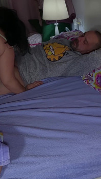 Finally, I Share a Bed with My Stepmom, I Fuck Her and I Cum Inside Her