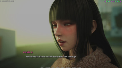 Porny Games: Тени желания от Shamandev - Cami наконец-то получает ее заслуженный большой черный член 55