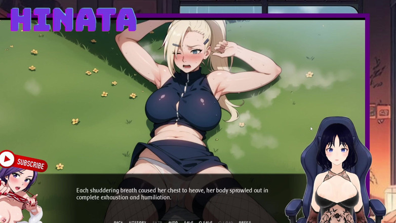 Hinata Queen: 땀을 흘리고 떨며 속옷과 흰색 팬티가 땀으로 투명해지는 이노 네트레나더를 보았습니다.
