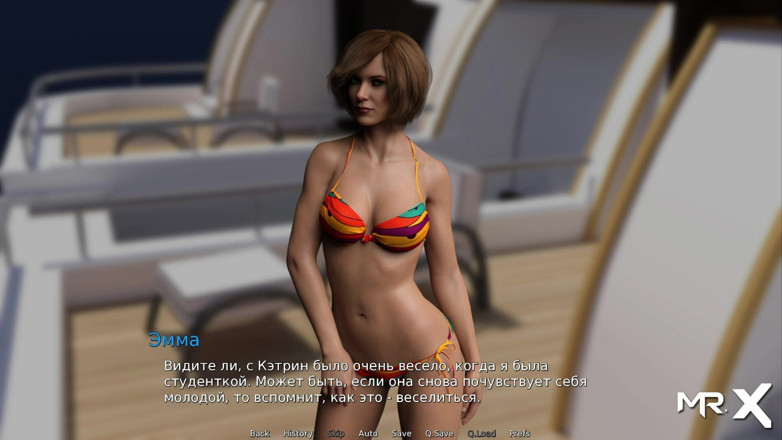 Mr Studio X: Water World - Tight swimsuit and sex in cabin E1 #211