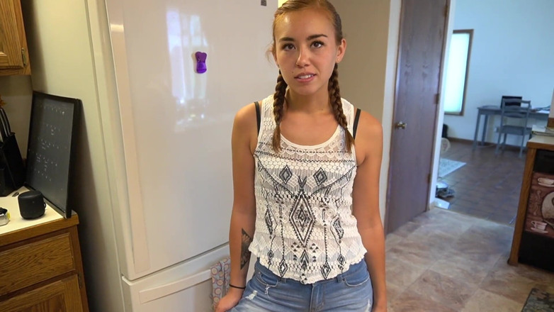BrandiBraids: Une belle-fille coquine baise son beau-père pour une leçon de...