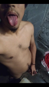 Latino Boy Masturbates in His Toilet