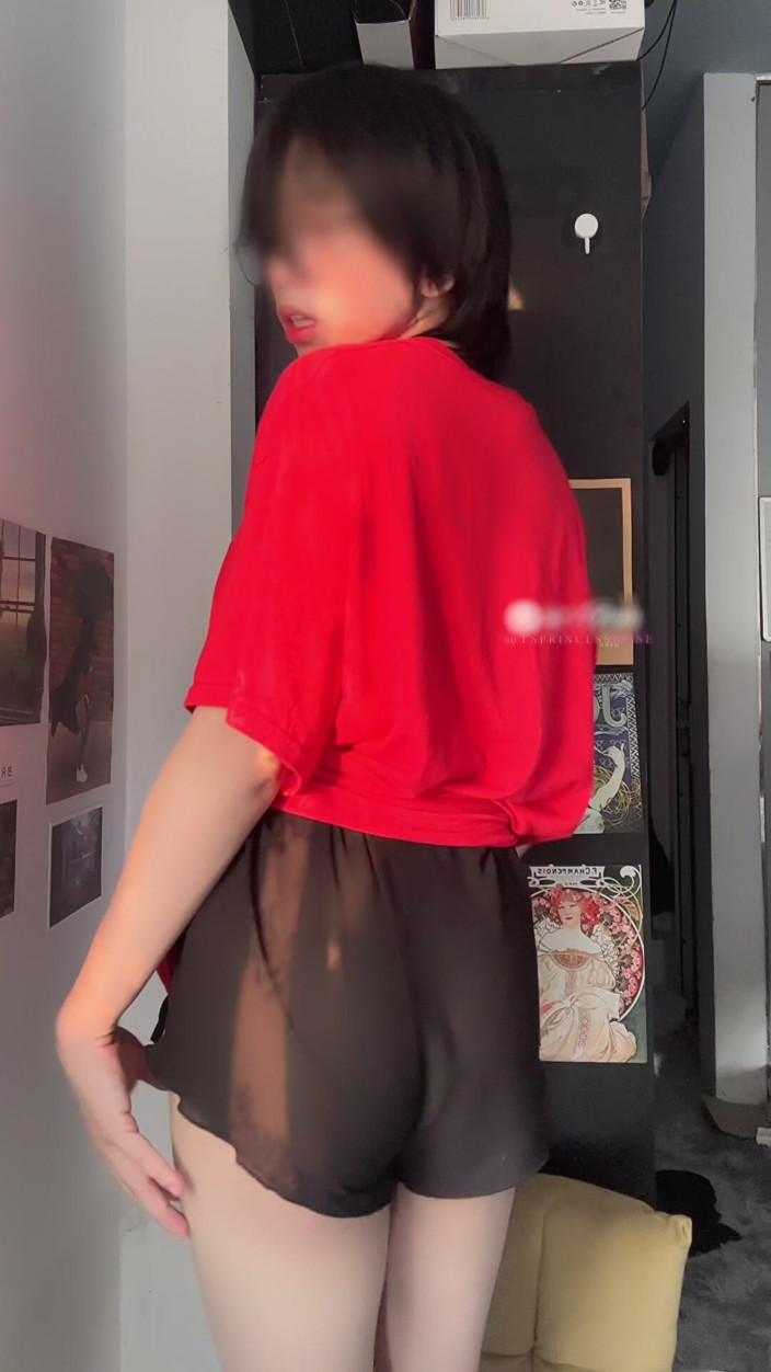 Ts Princess Rose: Asian Nasty Femboy Masturbate