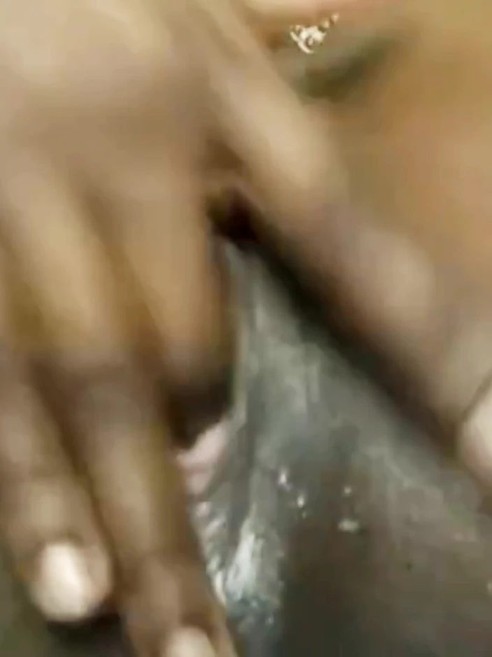 Dick sucker: Young Ugandan Black Fingerings Herself