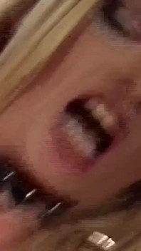 Blonde milf with necklace fucking hard