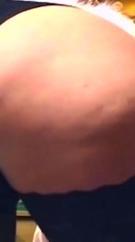 Mature Santa Slut Gapes Sloppy Holes with Huge Dildo