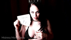 Goddess Misha Goldy: Zawsze będziesz moją suką b-mail! To się nigdy nie skończy!