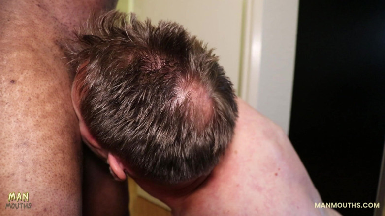 Man Mouths: Großer dan würgt, lutscht meinen schwanz