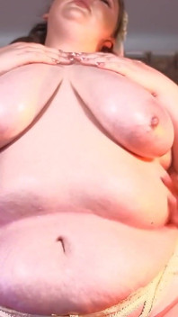 Naolejovaná uctívání bbW břicha a prsou