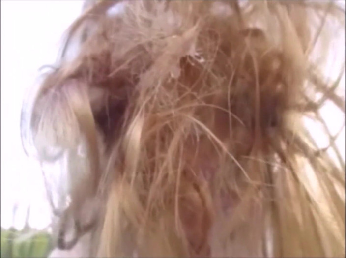 Sadee Rain: Sucking Sadee dick then giving her a hair job using...