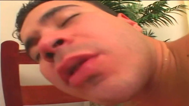 Fishnet lady-boy enjoying ass fuck
