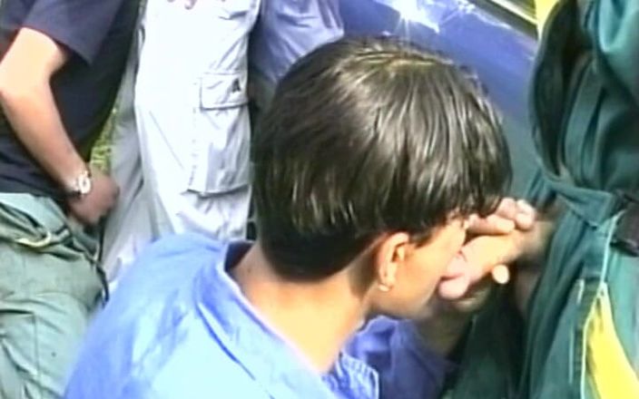 Gay 90's Vintage Porn: Mężczyźni rozkoszują się erotycznymi smakami # 4