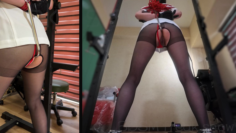 BDSM Freak Show: Kinky Slavedoll R Vol.020: Anal Hook, Rubber Mask Female Blowjob,...