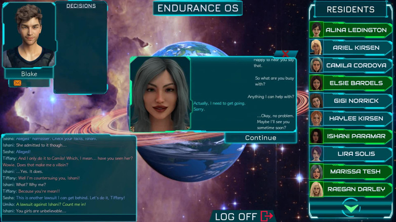 Dirty GamesXxX: Stranded In Space:女の子にメッセージを送る。エピソード18