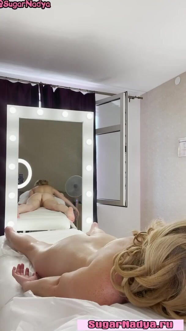 SugarNadya: SugarNadya wanted to relax and came for a massage, but...