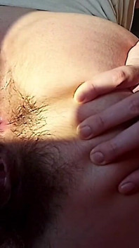 Hairy Legs, Ass Hole and Pussy Spread
