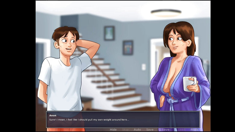 Lana Game plays: Cerita musim panas bagian 5 - tante seksi nunjukin pantat bahenolnya