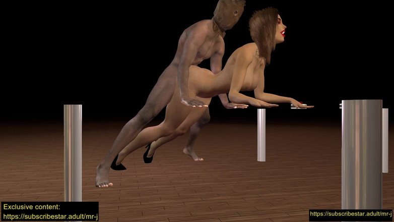 Misterj 3d Studio: ロバ・アペックスがドギーポジションに挑戦