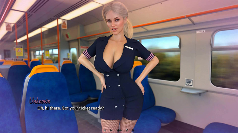 Dirty GamesXxX: Panas musim panas: model super seksi di kereta ep.1