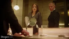 更深。已婚Mick屈服于狡猾的Domme emma