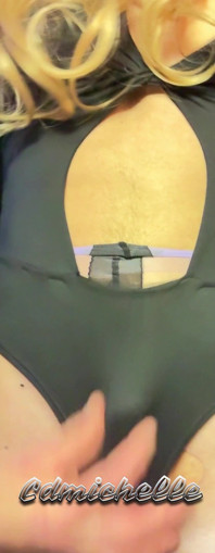 Cdmichelle Wearng Sexy Bodysuite