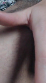 Stepmommy Playing with Hairy Pussy