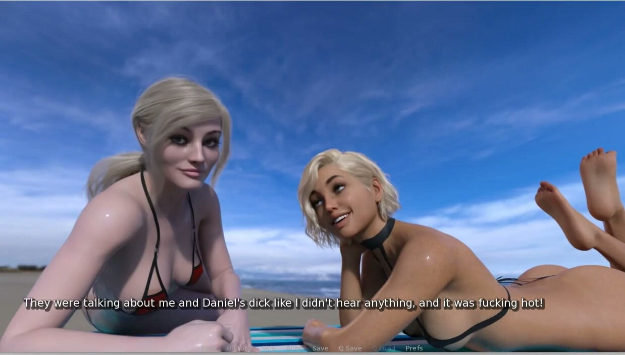 My Hotwife - Gameplay - Roleplay - Wife and Her Friend Shares BBC at Beach