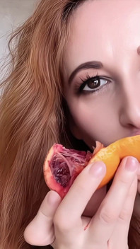 Yummy Orange Slutschen - Verspielte Zungentricks &saftiges Chaos!