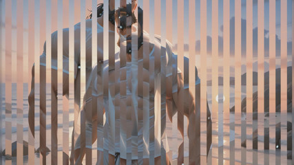 LustMen: Rockstar Hunk Solo Teasing Balls and Shaft with Cum Splatter