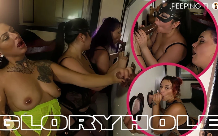 PeepingThom: Public Glory Hole Series - Kali Kreme Louise Ivy Peggy