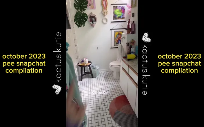 Kactus kutie: October 2023 Pee Compilation