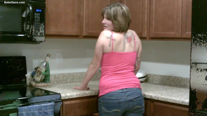 Babe Stare: Misty strips off all her clothes for the camera