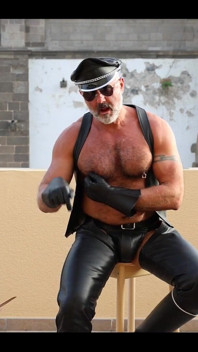 Mike in Leather