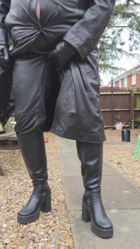 Leather Trench Coat