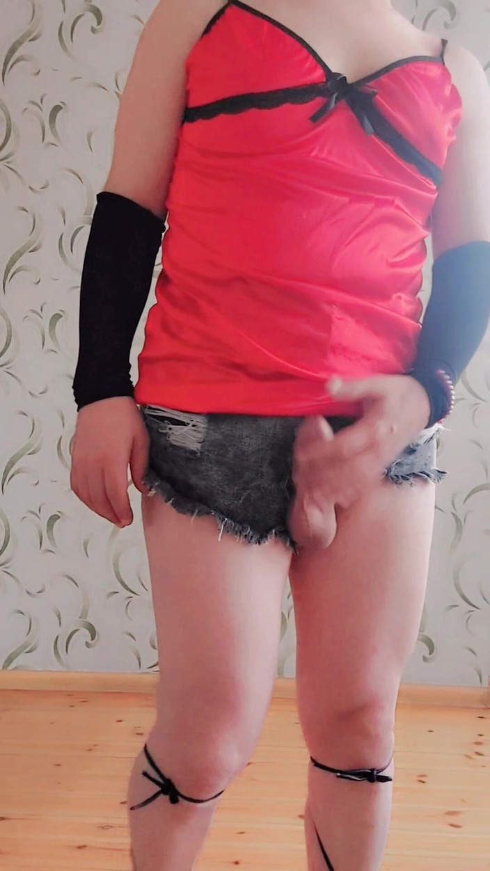 Kitty_Cross: Gay Sissy Crossdresser bílý velký zadek velký zadek zadek girly...